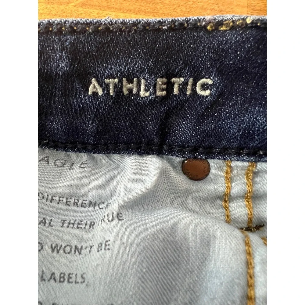 American Eagle Athletic Jeans Mens 31x30 Next Level Flex Blue Denim Medium Wash